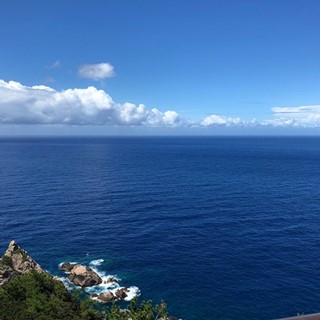 立神岩と東シナ海